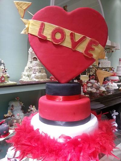 valentine cakes - Cake by Christina Papadopoulou