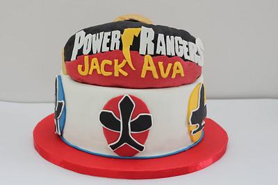 Power Rangers Cake - Cake by Village Cakecraft