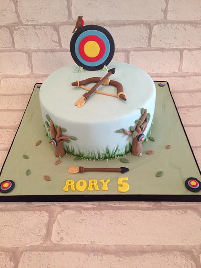 Ranger's Apprentice Archery Target Cake - Shower of Roses Blog