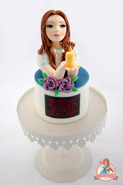 Light a Candle For Peace - Cake by SweetLin