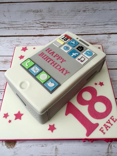 iPhone cake  - Cake by The Cake Bank 