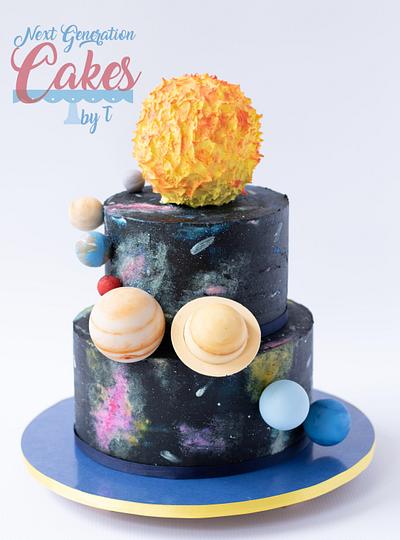Galaxy - Cake by Teresa Davidson