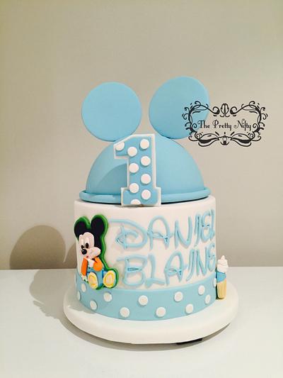 Baby Mickey M - Cake by Edelcita Griffin (The Pretty Nifty)