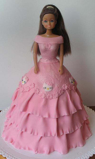 Hello Kitty dress - Cake by Alena