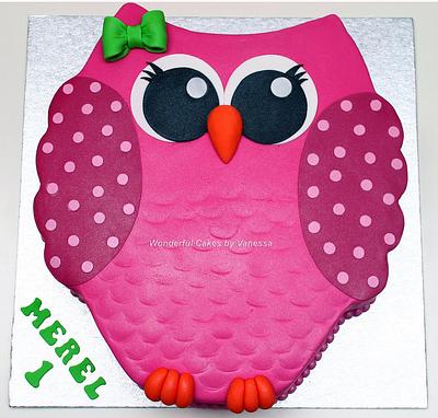 3D Owl - Cake by Vanessa