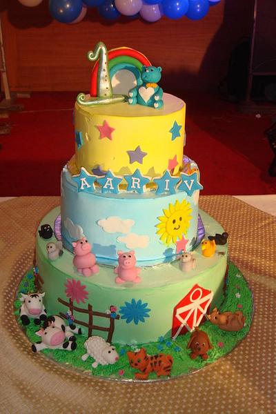 Farm animals cake - Cake by Riya