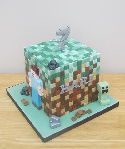 Minecraft - Cake by The Buttercream Pantry