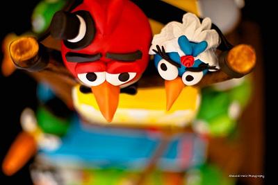 Angry Birds Wedding Cake - Cake by Over The Top Cakes Designer Bakeshop