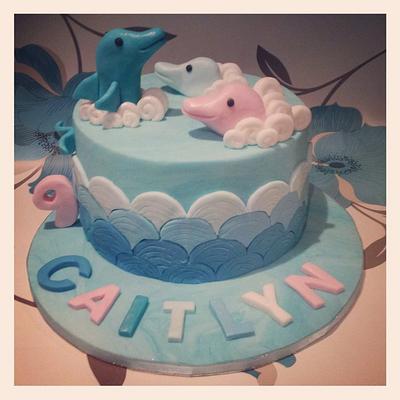 Dolphins  - Cake by Time for Tiffin 