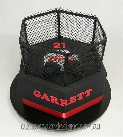 UFC Fighter Cage Cake - Cake by Custom Cake Designs