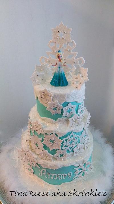 Disney's Frozen - Cake by skrinklez