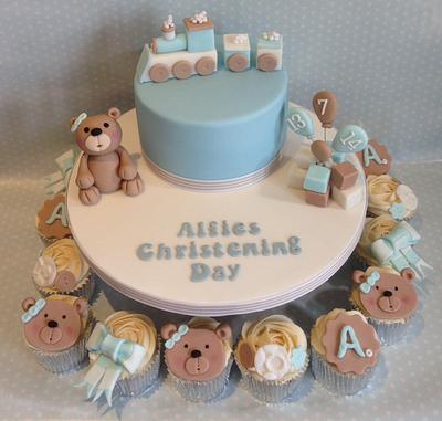 Christening cake - Cake by Cupcake-heaven