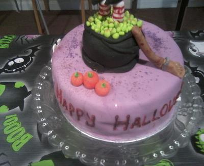 Witches Cauldron Cake - Cake by Lynette Conlon