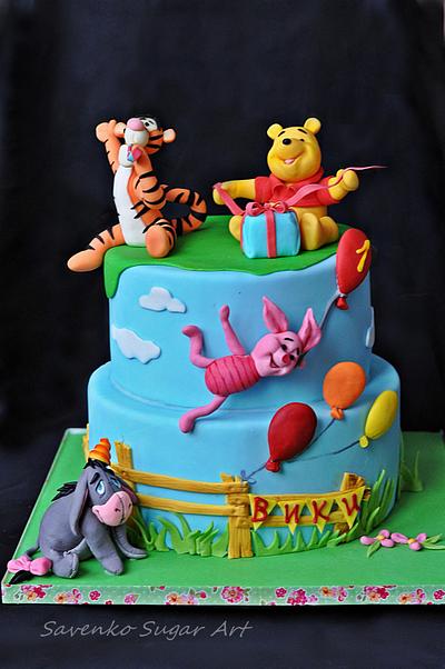 Winnie the Pooh birthday cake - Cake by Savenko Sugar Art