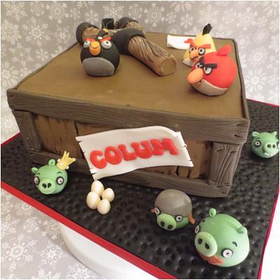 Angry Birds Cake - Cake by K Cakes