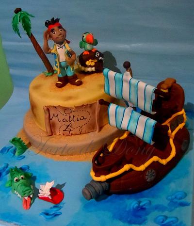 Jake e i pirati dell isola che non c è - Cake by Donatella Bussacchetti