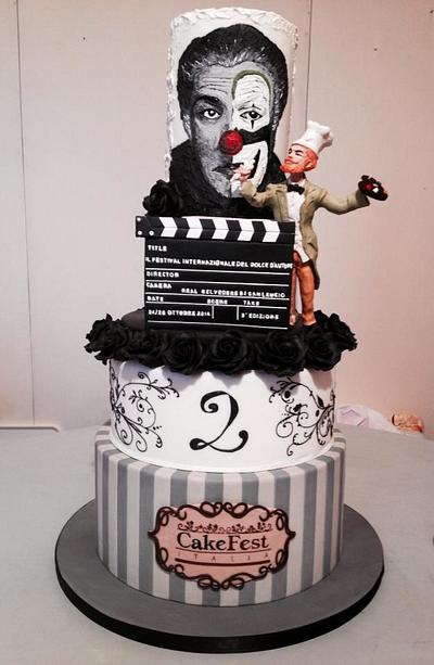 Federico Fellini & Cake Fest Italia - Cake by Gina Assini