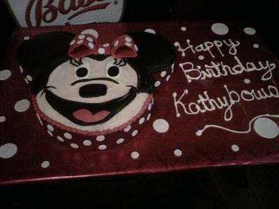 Minnie Birthday Cake - Cake by Maureen