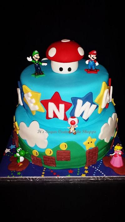 Mario and Luigi World - Cake by Jaimie Pereira