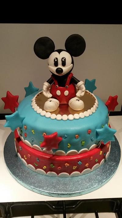 mickey mouse cake - for my nephew Nicolo' - Cake by kiara