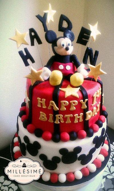 Mickey Mouse Birthday Cake - Cake by millesime