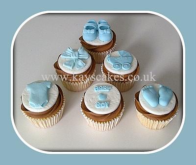 New Baby Boy cupcakes - Cake by Kays Cakes