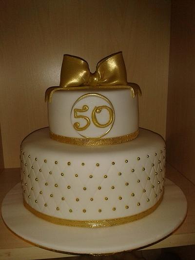 50th anniversary cake - Cake by TheCakeDen
