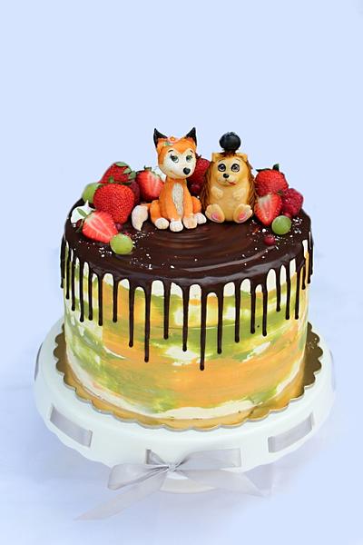 Cuteness and fruit - Cake by Sugar Witch Terka 
