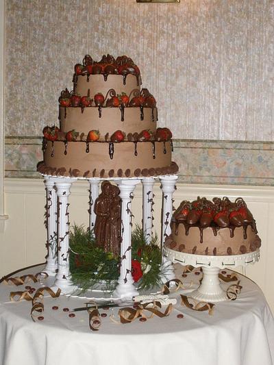 Chocolate wedding - Cake by SugarItUp