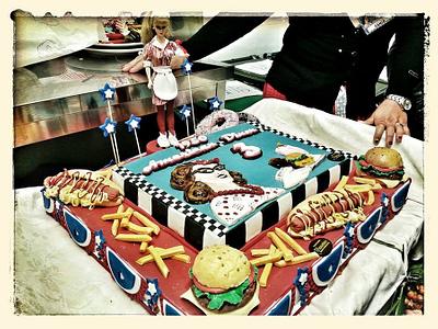 american diner 3 - Cake by mimma