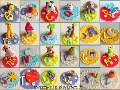 Colorful alphabet for kids - Cake by Sweet Janis