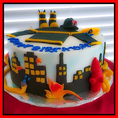 Firefighter theme cake - Cake by Alberto and Gigi's cakes
