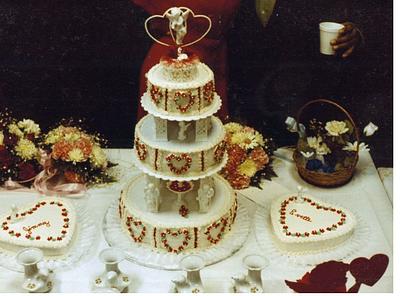 Valentine's Day Wedding - Cake by Julia 