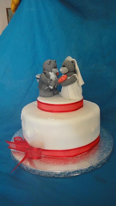 Wedding bears. - Cake by Irina Vakhromkina