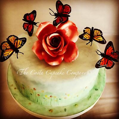 The Flutter Collaboration  - Cake by Costa Cupcake Company