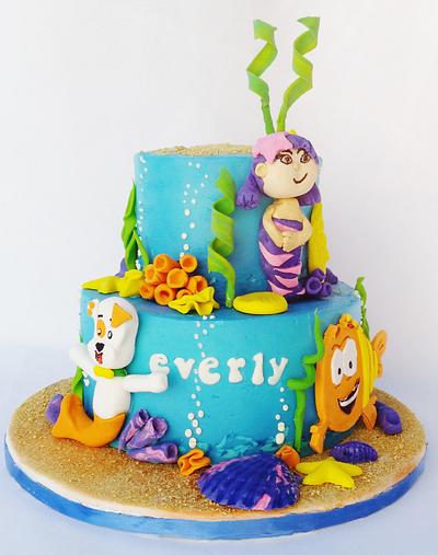 Bubble Guppie Birthday cake - Cake by Lauren Cortesi