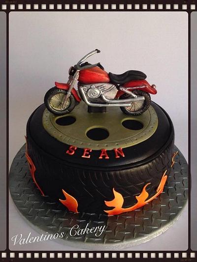 Motor Bike Cake - Cake by Carter Valentino Ltd
