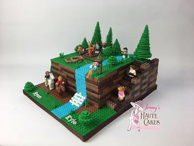 Lego Great Outdoors - Cake by Jenny Kennedy Jenny's Haute Cakes