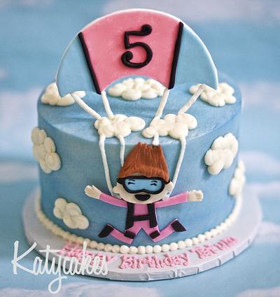 Skydiving Cake - Cake by Katycakes Austin
