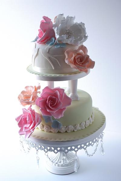 Birds and Roses - Cake by Sugar, Ice and All Things Nice