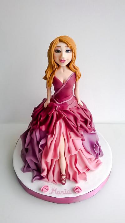 Fashion doll - Cake by Mnhammy by Sofia Salvador