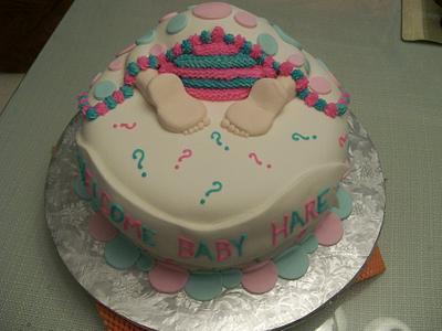 boy or girl? - Cake by Joanne Hearn