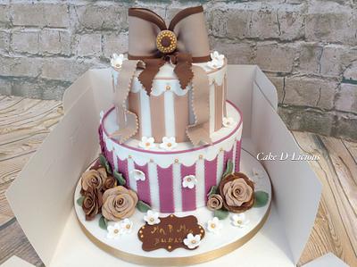 Gift Boxes Wedding Cake - Cake by Sweet Lakes Cakes