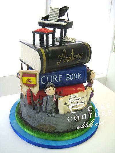 College Student Cake - Cake by Cake Couture - Edible Art