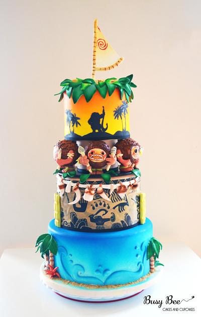 Maui Cake (Moana) - Cake by Busy Bee Cakes