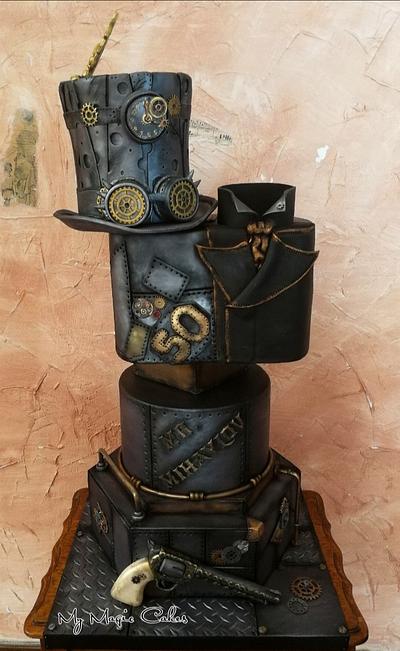 Steampunk anniversary  - Cake by My Magic Cakes 