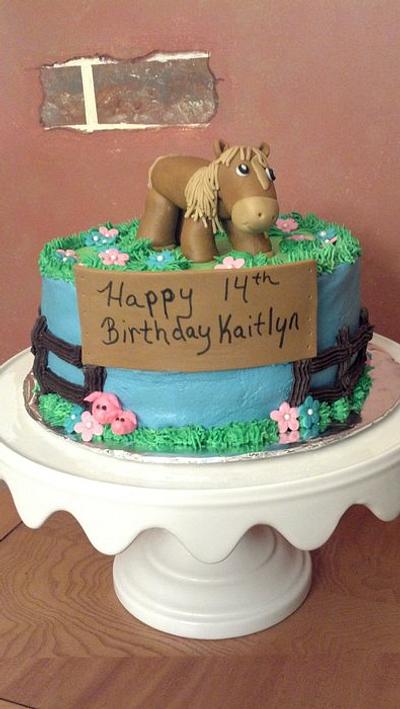 Horse Birthday cake - Cake by Sherry