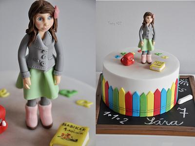 School girl - Cake by CakesVIZ