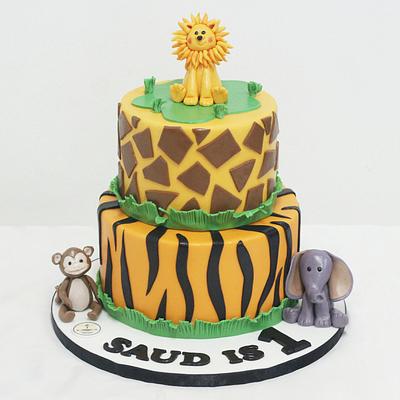 Jungle Cake - Cake by Savoursweet Cakes