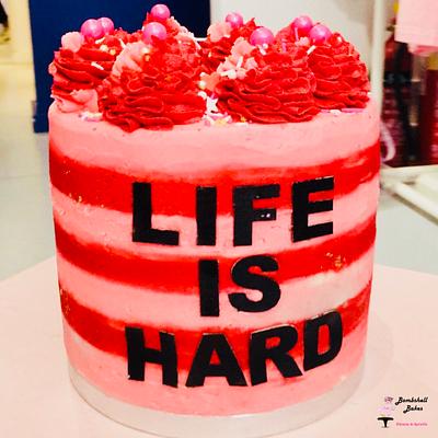 Lazy Oaf Cardi Cake... Life is Hard - Cake by Bombshell Bakes